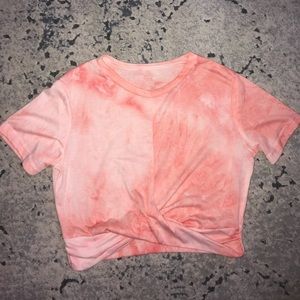 Tie dye cropped top